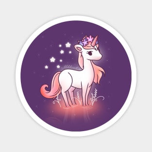 Cute Unicorn Design Magnet